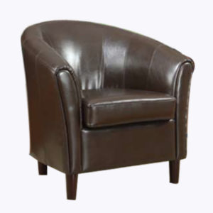 Curved Accent Chair