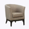 barrel back accent chair